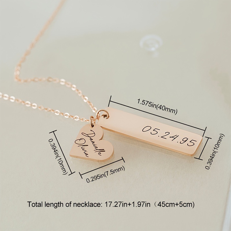 Rose gold [including one heart + one strip]