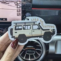 Désodorisant de voiture personnalisé avec logo, parfum longue durée et diverses senteurs, design suspendu en papier, conçu sur mesure