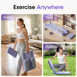 Machine de <span class=keywords><strong>Pilates</strong></span> portable multifonctionnelle, pliable, en matériau PP, équipement de fitness et d'exercice pour studio de <span class=keywords><strong>Pilates</strong></span> - Product Image 3