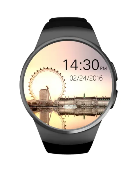 Smartwatch KW18 Hartslag Ronde Scherm Sim Tf Card Smart Horloge Kw18 Direct Verkoop Van Smart Horloge Fabrikant