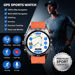 Montre connectée de sport Sunroad Durability GNSS GPS avec suivi GPS avancé, IA intégrée et suivi multisports, OEM - Product Image 1