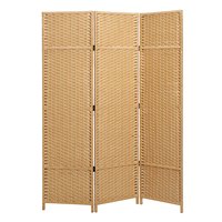 Séparateur de pièce Shoji mobile en bois rotin bambou pour restaurant, panneaux de séparation pour la maison, paravent pour la maison