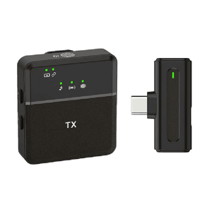 Microfoni Wireless portatili per Vlogging compatibile con fotocamere Android e iPhone con altoparlanti Wireless - Product Image 3