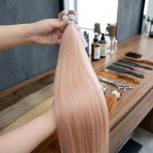 Vietnamese Raw Blonde Hair 100 Human Hair Extensions for Turkish European Women <b>Top</b> Quality - Product Image 2