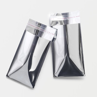Langlebige selbst klebende Geschäfts verpackung Tiefdruck druck Metalli sierte Plastiktüten mit Aluminium folien band beutel