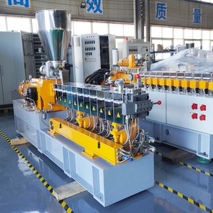 저렴한 비용 마스터 배치 PP PE 플라스틱 입상 펠레타이저 트윈 스크류 압출기 기계 - Product Image 5