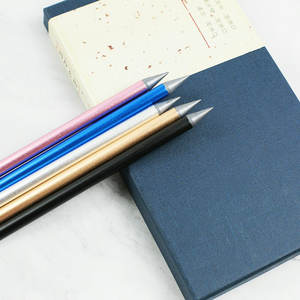 Deathlon — crayon Oblique en métal, pièces, stylo de recharge sans encre, couleurs mates assorties - Product Image 2