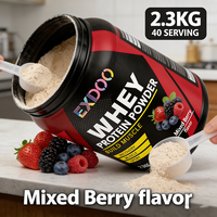 Complément alimentaire de musculation en marque propre, Fitness Muscle Body Fortress, prise de masse musculaire, 907g, boisson isolée pour la salle de sport, poudre de protéines de lactosérum