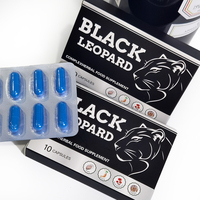 Suppléments bleus en boîte en gros échantillon gratuit de pilules de capsules à base de plantes pour hommes