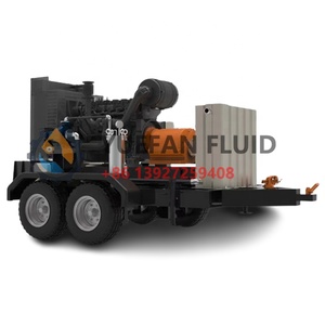 Máquina de limpieza de bomba de chorro de agua de alta presión 2800 <span class=keywords><strong>bar</strong></span> 1500 <span class=keywords><strong>bar</strong></span> Motor diésel montado en carretilla - Product Image 2