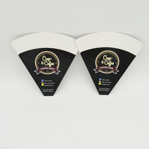 <span class=keywords><strong>Cono</strong></span> de Papel Ecológico Reciclado con Logotipo Impreso para Alimentos, Soporte para Crepas y Waffles para Food Truck - Product Image 3