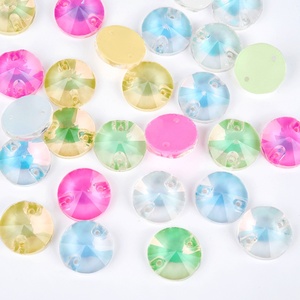 Oleeya - Cristales de Estrás para Coser al por Mayor, Cristales de Estrás Mocha Opal Rivoli para Manualidades, Moda y Ropa de Baile - Product Image 1