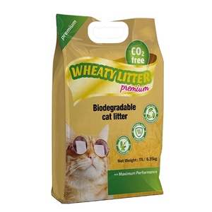 ทรายแมวจากพืชข้าวสาลีธรรมชาติ - แบบจับตัวเป็นก้อน ควบคุมกลิ่น เป็นมิตรต่อสิ่งแวดล้อม - Product Image 2
