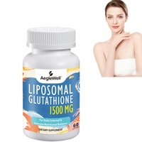 Complément Antioxydant Liposomal de Glutathion AegleWell 1500mg en Gélules Molles Marque Blanche pour la Beauté de la Peau, le Soutien Immunitaire et la Détoxification