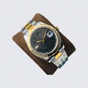 Montre automatique mécanique de luxe en acier inoxydable de haute qualité avec bracelet en or pour homme, montre-bracelet tendance - Product Image 6