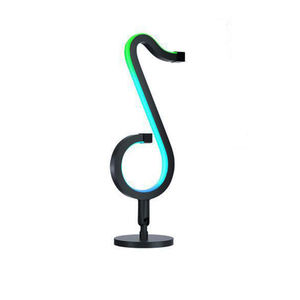 Lampe de table LED, appliques murales, veilleuse RGB en forme de note de musique 180. Support rotatif pour TikTok Live, idéal pour les fêtes, bars, salles de jeux et la décoration de chambre - Product Image 6
