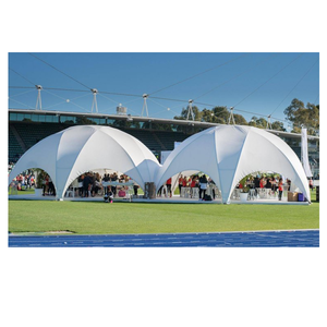 Tente dôme croisée en aluminium robuste pour événements, festivals et fêtes - Product Image 1