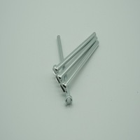 Goupille de positionnement en acier galvanisé à tête crantée et tige cylindrique lisse, taille personnalisée, modèle OEM usine 5*90