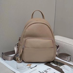 2025 sac à dos en peau de vache pour femmes grande capacité Texture carrée doublure en coton doux décontracté avec tout par le japon corée du <span class=keywords><strong>sud</strong></span> - Product Image 2