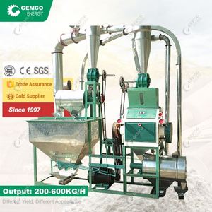 Máquina de molino de harina automática casera de trigo sarraceno de hierro fundido de tecnología europea para la venta granos de molienda, ñame, sorgo - Product Image 1