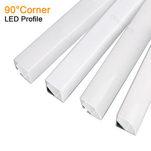 Profilo a Canale LED Sottile in Alluminio Incassato con Copertura Diffusore per Installazione di Strisce LED su Mobili, Pareti e Soffitti - Product Image 3