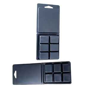 <strong>Custom</strong> 5 Cell /6 Cavity Soy <strong>Wax</strong> Blister <strong>Clamshell</strong> PS Matte Plastic Large Black <strong>Wax</strong> <strong>Melt</strong> <strong>Clamshell</strong> <strong>Packaging</strong> Boxes for <strong>Wax</strong> <strong>Melts</strong> - Product Image 5