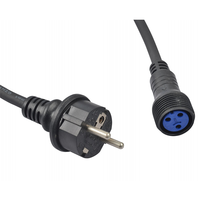 Câble d'alimentation étanche IP65 True Gauge, âme en cuivre pur, 12V 220V, faible perte, pour équipement de scène et de studio