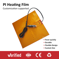 Película Calefactora de Poliimida Flexible con Pantalla Digital de Temperatura 12V 24V 110V 220V