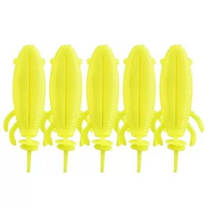 <strong>Twin</strong> Tail Silicone Soft Swim Bait Topwater Lure for Marlin <strong>Pike</strong> &amp; Cod-Ice Fishing Use 8cm with Hooks - Product Image 3