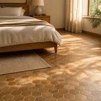 Carreaux de céramique hexagonaux effet marbre, polis, pour murs et sols, pour hôtel, salle de bain, douche, décoration intérieure