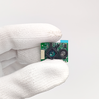 Sensor Láser de Distancia Industrial de Alta Velocidad DTOF de 20m, Micro Sensor Lidar Infrarrojo de 905nm, para Robot Aspirador Lidar de 200hz, de Aluminio