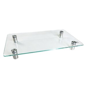Soporte de vidrio para planchar cuentas Perler, 40x24x4 cm, vidrio templado transparente, herramienta artesanal de altura ajustable para proyectos de cuentas - Product Image 2