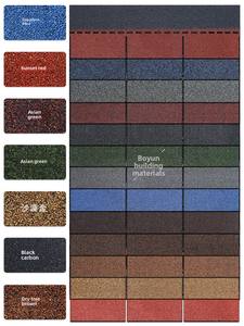 Bardeaux d'asphalte isolants DeGao à une couche Bardeaux colorés <span class=keywords><strong>en</strong></span> feutre d'huile Tuiles <span class=keywords><strong>en</strong></span> fibre de verre <span class=keywords><strong>en</strong></span> acier léger imperméable pour toit - Product Image 5