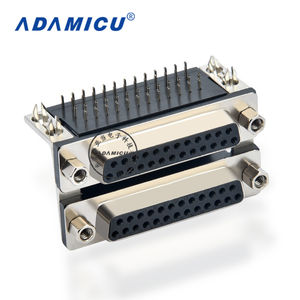 D-Sub คอนเนคเตอร์มุมขวา25Pin DB25ตัวเมียไป25Pin ตัวเมีย DB25 D-Sub - Product Image 1