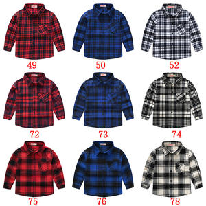 Nouvelle chemise à carreaux classique décontractée à manches longues pour garçons et enfants, collection printemps-automne, vente en gros, tendance et très demandée - Product Image 3