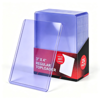 Protège-cartes rigides 35pt pour cartes, protège-cartes de baseball 3"X4", protège-cartes de collection premium, porte-cartes d'identité en plastique rigide