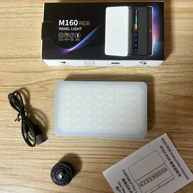 M160-RGB Pocket Lamp M160RGB Colorful LED Portable Light - a Compact LED Light for Live Streaming and Photography - M140 Light