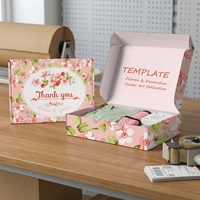 Prix Pas Cher Pack champagne Cola Fold Shipping Mailer Paper Box Doc Marten Jacket Skirt Cosmetic Packaging Box Avec Logo