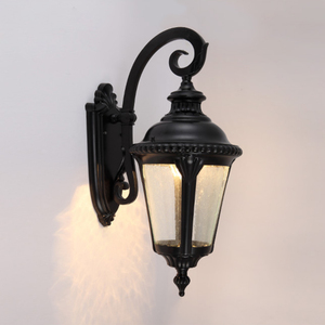 Outdoor <b>Solar</b> <b>Powered</b> Wall Lamp Black LED Aluminum Alloy Waterproof 2700K Warm <b>Light</b> Garden IP65 110-240V 10-Year Warranty - Product Image 3