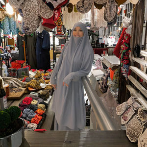 High Quality Traditional Women Full Cover Muslim Dress China Chador Burqa Modest Khimar Hijab Islamic Clothing <b>Prayer</b> <b>Abaya</b> - Product Image 3