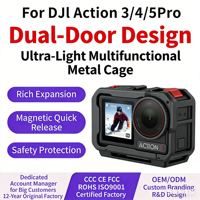 Caméra d'action chirurgicale Saturn pour DJI Action 5 Pro - Instruments chirurgicaux et cage pour chiens/lapins pour vidéos de formation médicale