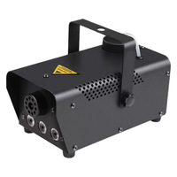 Machine à fumée en acier inoxydable 500W RGB 3 LED, machine à brouillard multicolore avec télécommande 2CH DMX, éjecteur de scène pour fête DJ Disco
