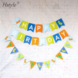 Alpaca vela ballena dinosaurio Feliz cumpleaños empavesado Banners banderín <span class=keywords><strong>de</strong></span> la ducha <span class=keywords><strong>de</strong></span> bebé boda banderas fiesta decoración <span class=keywords><strong>de</strong></span> Su S216 - Product Image 1