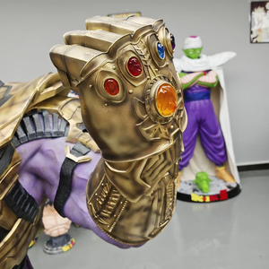 Estatua de Acción de Marvel Legends, Busto de <span class=keywords><strong>Thanos</strong></span> Realista en Escala <span class=keywords><strong>1</strong></span>:<span class=keywords><strong>1</strong></span>, Estatua de Fibra de Vidrio para Decoración del Hogar - Product Image 5