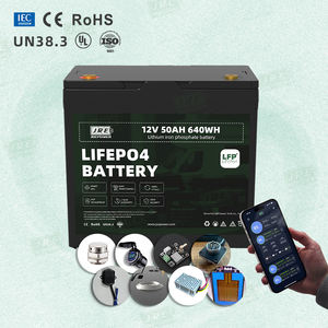 25.6V 50Ah LiFePO4 고성능 6000 사이클 내장 BMS 배터리 팩 CE 인증 골프 버기 해양 보트 요트 낚시 - Product Image 1