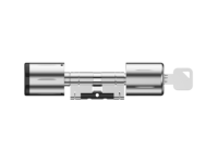Serrure de porte intelligente Euro Smart Cylinder Lock, étanche IP65, clé mécanique de secours, Ttlock, code par empreinte digitale, clavier optionnel.