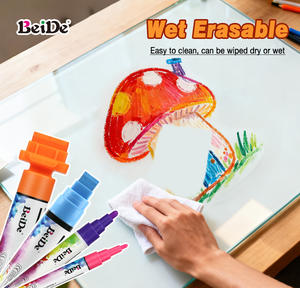 ปากกาชอล์กแบบน้ำ ขนาด 1 มม. 3 มม. 6 มม. 8 มม. 10 มม. 15 มม. 30 มม. 58 สี แบบกำหนดเองได้ - Product Image 4