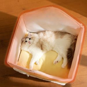 Winter Luxury Modern Pet House Polycotton Filling Removable Cover Soft Polyester Fiber Eco-Friendly Breathable Pet <b>Bed</b> for - Product Image 4