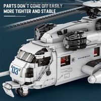 Reobrix 33037 - Modèle militaire CH-53E Super Stallion - Briques de construction - Jouets - 2192 pièces - MOC - Assemblage - Jouets éducatifs - Avions