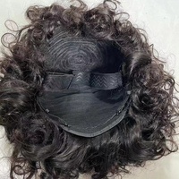Peluca de Cabello Humano Brasileño Corte PIXIE con Flequillo para Mujeres Negras, Densidad del 200%, Corta con Movimiento, Hecha a Máquina, Económica